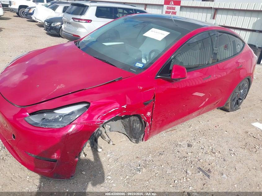 2023 Tesla Model Y Performance Dual Motor All-Wheel Drive VIN: 7SAYGDEF5PF786749 Lot: 43269366