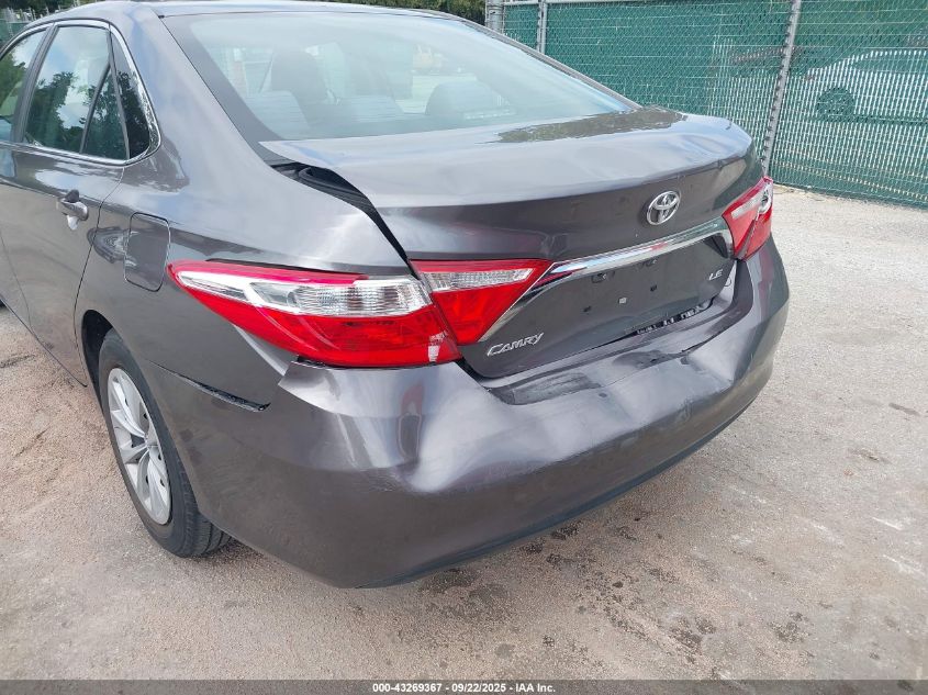 2016 Toyota Camry Le VIN: 4T4BF1FK2GR549659 Lot: 43269367