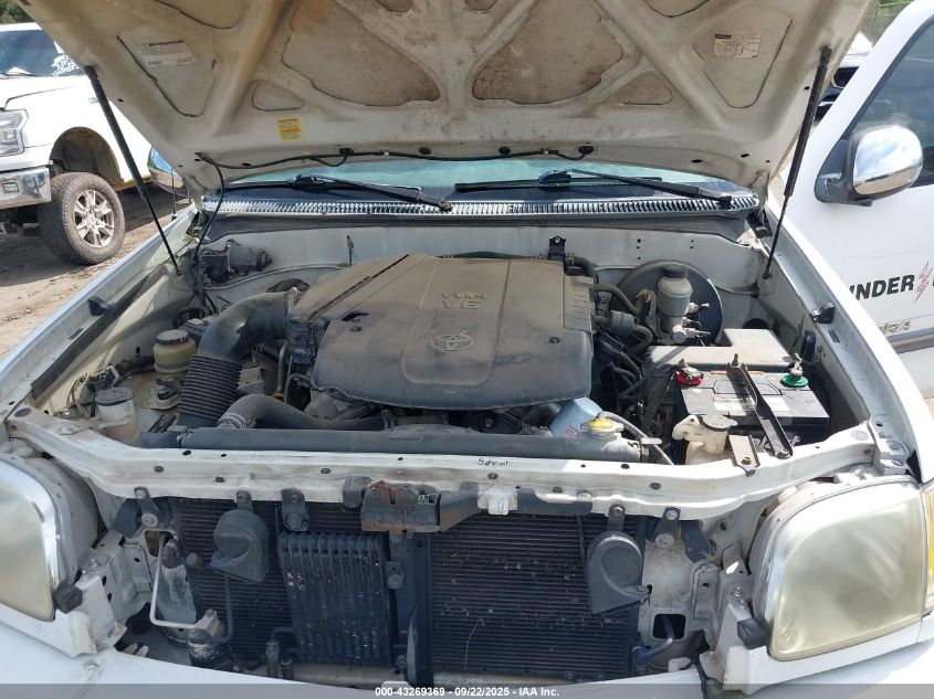 2006 Toyota Tundra Sr5 VIN: 5TBRU341X6S484208 Lot: 43269369