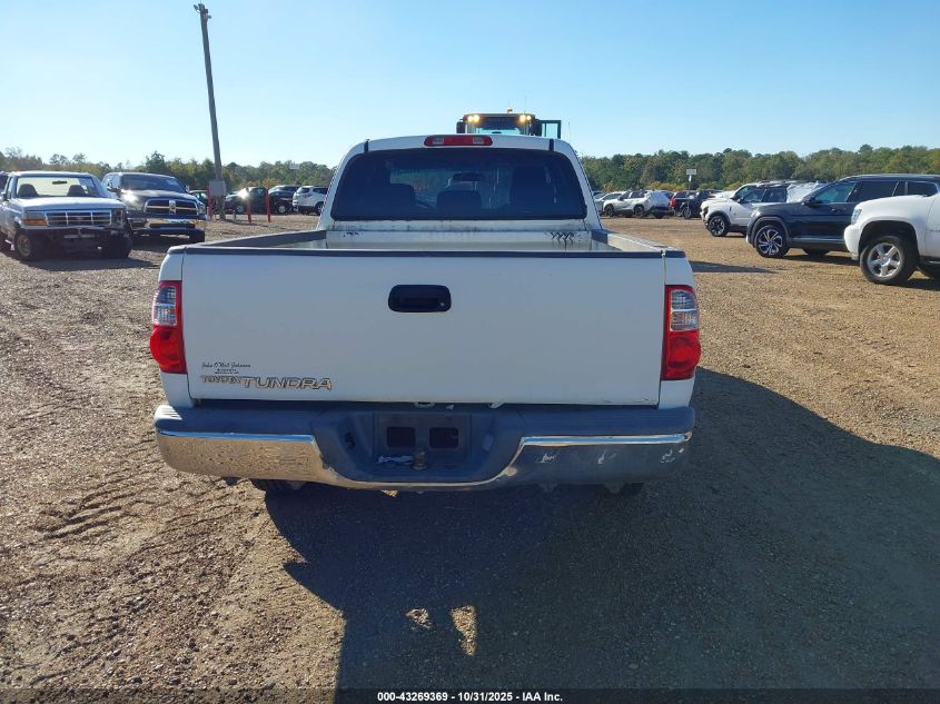 2006 Toyota Tundra Sr5 VIN: 5TBRU341X6S484208 Lot: 43269369