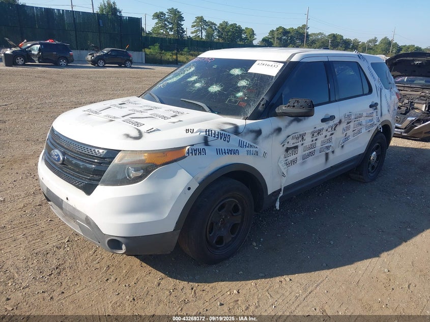 2015 FORD POLICE INTERCEPTOR - 1FM5K8AR6FGB83590