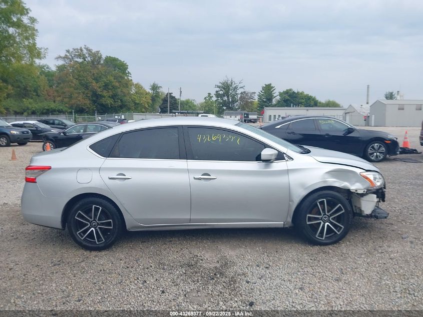 2015 Nissan Sentra Fe+ S/S/Sl/Sr/Sv VIN: 3N1AB7AP5FL665140 Lot: 43269377