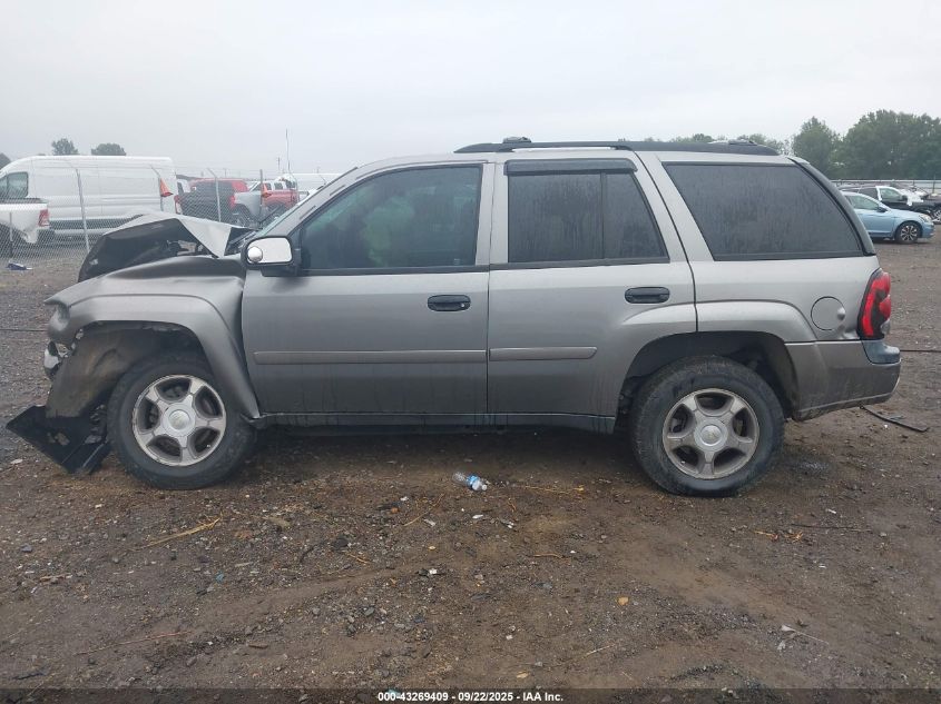 2007 Chevrolet Trailblazer Ls VIN: 1GNDT13S272263186 Lot: 43269409