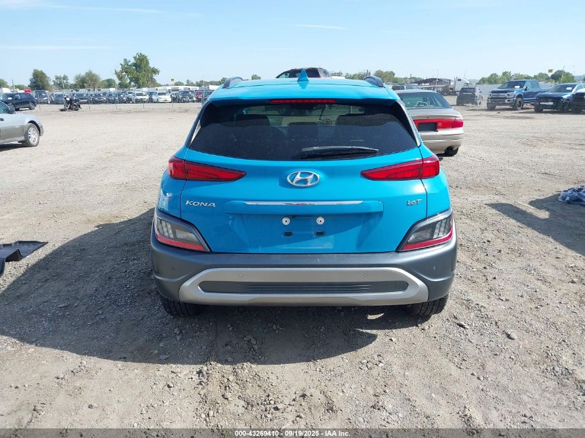 2023 Hyundai Kona Limited VIN: KM8K53A31PU992068 Lot: 43269410