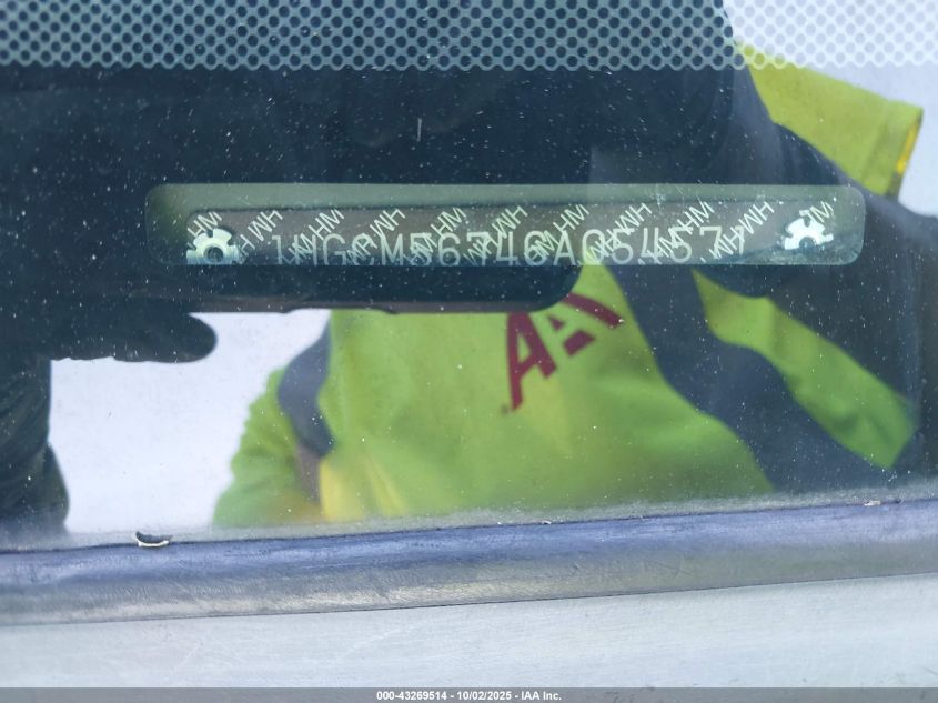 2006 Honda Accord 2.4 Ex VIN: 1HGCM56746A054571 Lot: 43269514