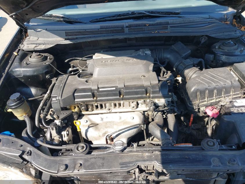 2009 Kia Spectra Lx VIN: KNAFE222795664430 Lot: 43269543