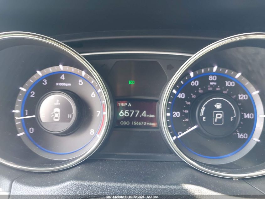 2013 Hyundai Sonata Gls VIN: 5NPEB4AC4DH567000 Lot: 43269618