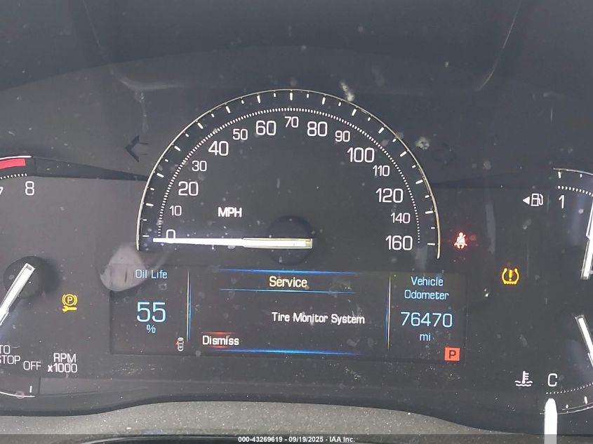 2017 Cadillac Xt5 Premium Luxury VIN: 1GYKNERS1HZ113582 Lot: 43269619