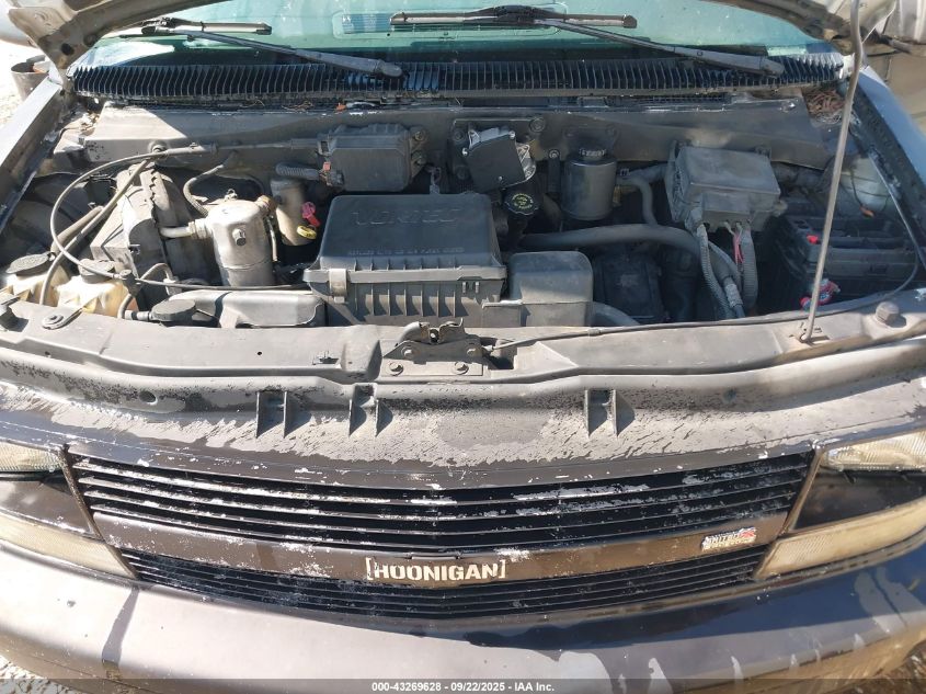 1998 Chevrolet Astro VIN: 1GNDM19W0WB168048 Lot: 43269628