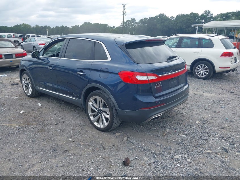 2017 Lincoln Mkx 3.7 Reserve Blue Lot 111043269649 Vin 2LMPJ6LR8HBL26146