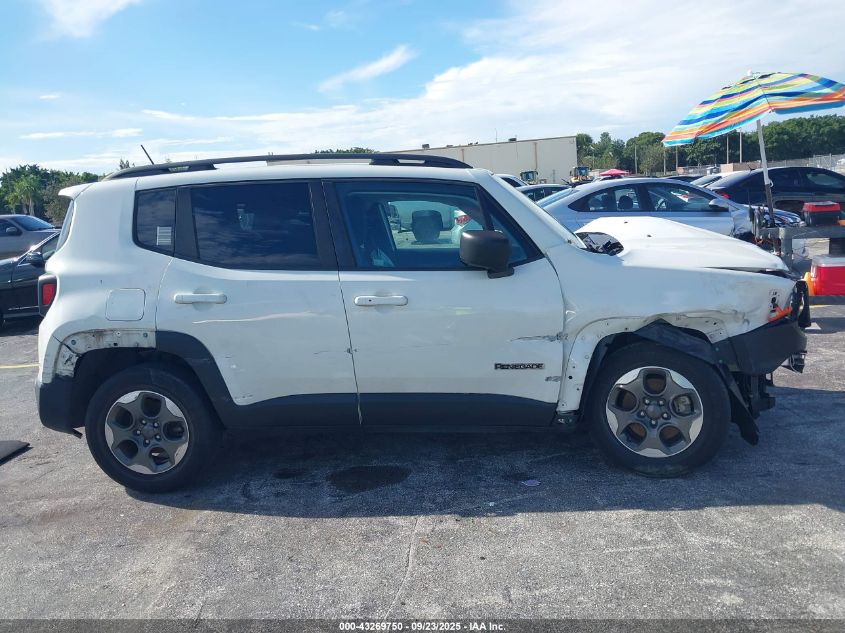 2017 Jeep Renegade Sport Fwd VIN: ZACCJAAB8HPF53761 Lot: 43269750