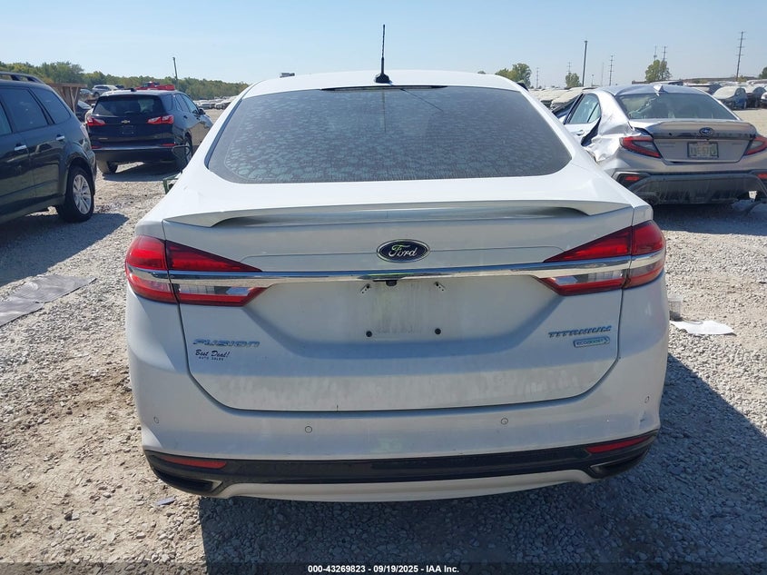 2017 Ford Fusion Titanium VIN: 3FA6P0K97HR208041 Lot: 43269823