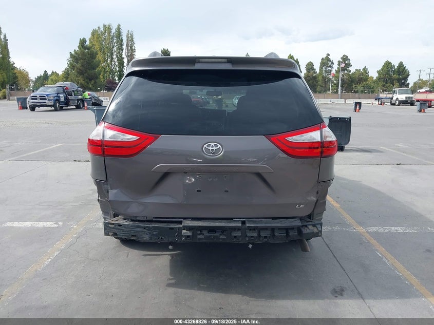 2016 Toyota Sienna Le 8 Passenger VIN: 5TDKK3DC0GS710886 Lot: 43269826