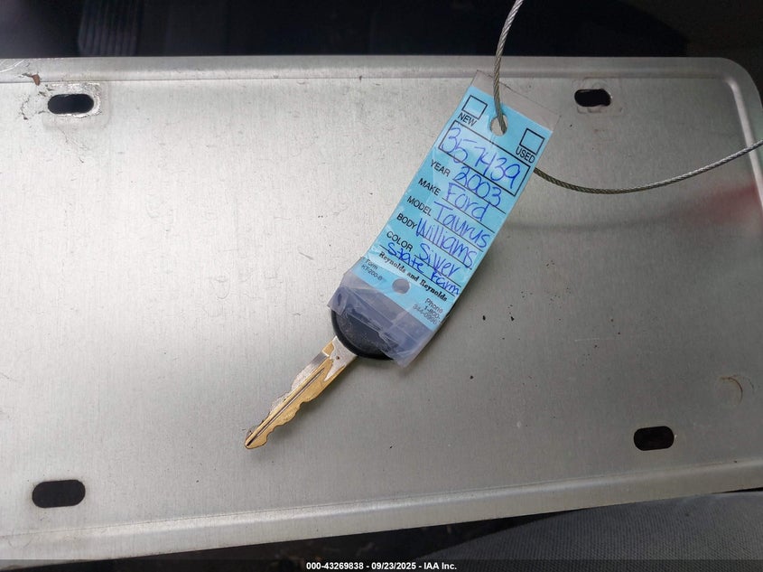 2003 Ford Taurus Se VIN: 1FAFP53U43A119272 Lot: 43269838