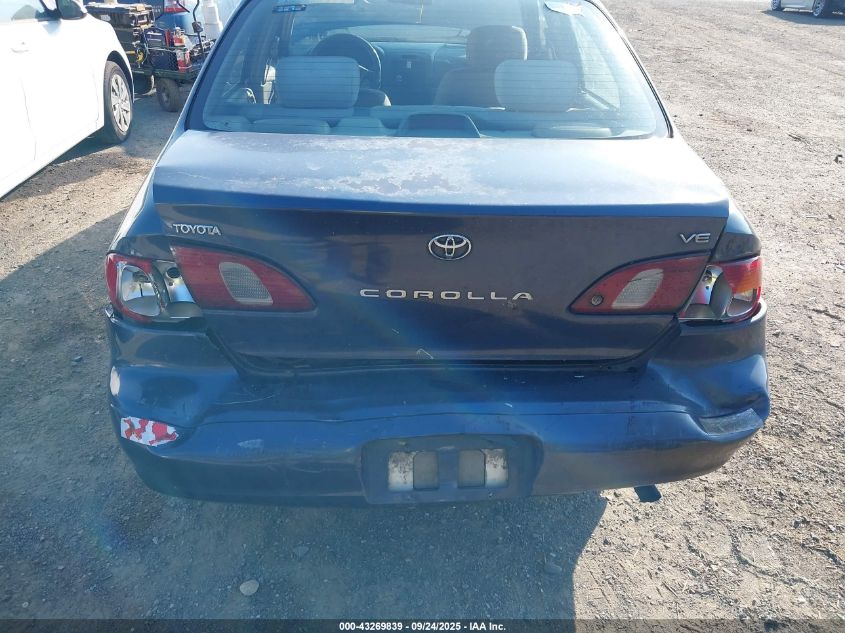 1999 Toyota Corolla Ve VIN: 1NXBR12E5XZ278209 Lot: 43269839