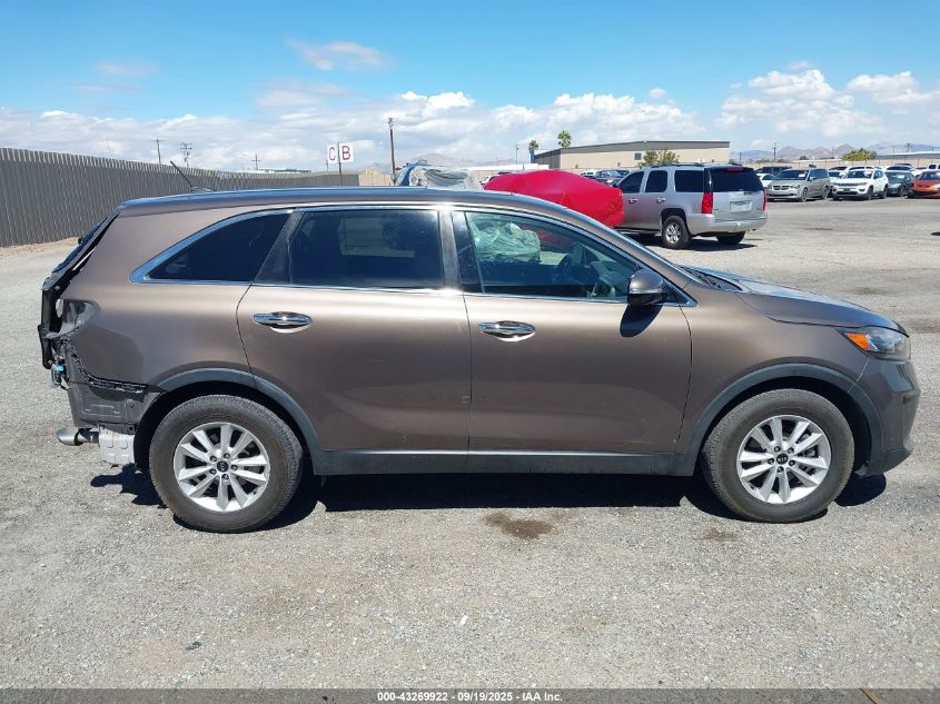 2019 Kia Sorento 3.3L Lx VIN: 5XYPG4A52KG469762 Lot: 43269922