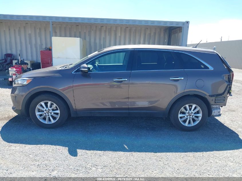 2019 Kia Sorento 3.3L Lx VIN: 5XYPG4A52KG469762 Lot: 43269922