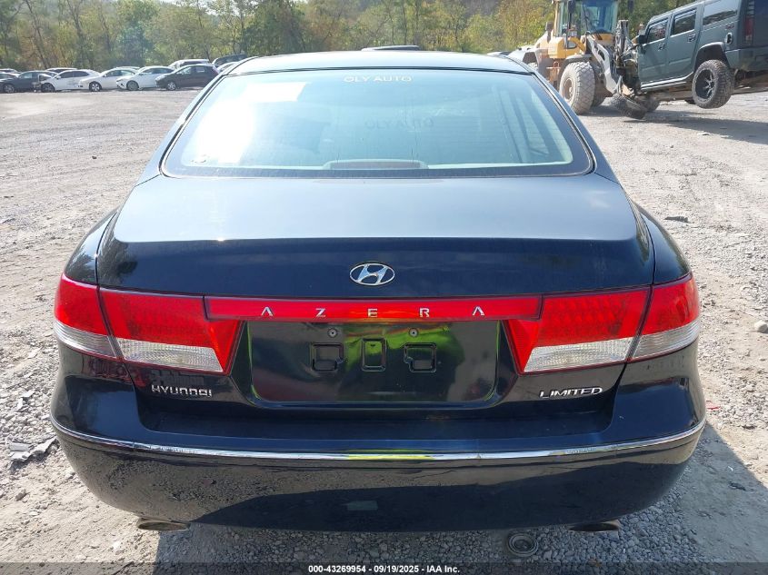 2007 Hyundai Azera Limited/Se VIN: KMHFC46F77A161711 Lot: 43269954