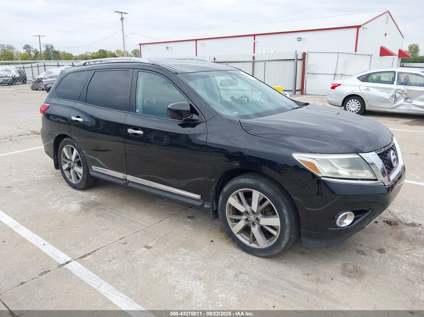 5N1AR2MM6DC623030 2013 Nissan Pathfinder Platinum auction photo 1