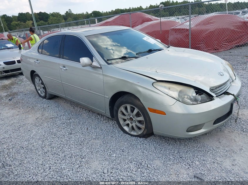 2004 Lexus Es 330 silver sedan gasoline JTHBA30G645052213 photo #1