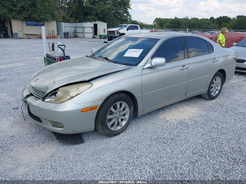 2004 Lexus Es 330 silver sedan gasoline JTHBA30G645052213 photo #3