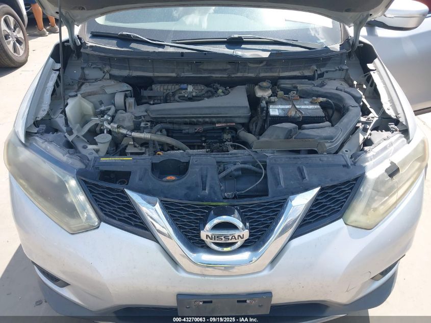 2014 Nissan Rogue S/Sl/Sv VIN: 5N1AT2MT2EC790754 Lot: 43270063