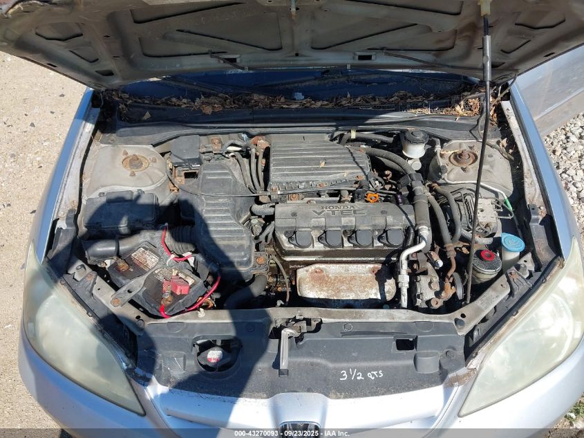 2004 Honda Civic Ex VIN: 2HGES26854H525759 Lot: 43270093