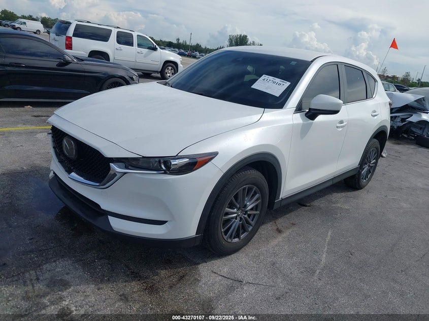 2021 Mazda Cx-5 2.5 Touring White Lot 111043270107 Vin JM3KFBCM3M0444651