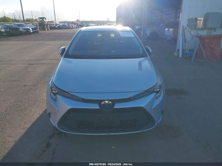 2022 Toyota Corolla Hybrid Le VIN: JTDEAMDE6N3004060 Lot: 43270165