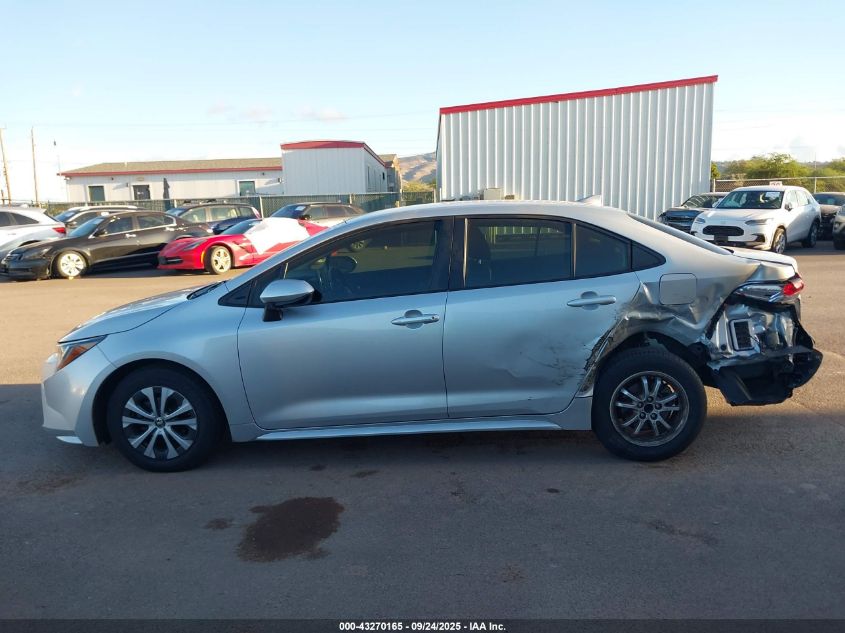 2022 Toyota Corolla Hybrid Le VIN: JTDEAMDE6N3004060 Lot: 43270165