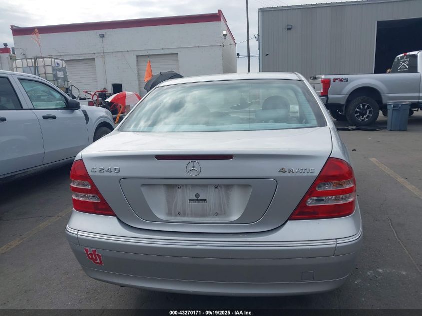 2003 Mercedes-Benz C 240 VIN: WDBRF81J23F364044 Lot: 43270171