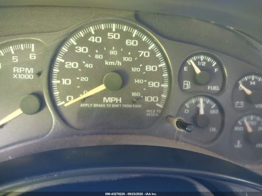 2000 Chevrolet Silverado 1500 Ls VIN: 1GCEK19T0YE177228 Lot: 43270228