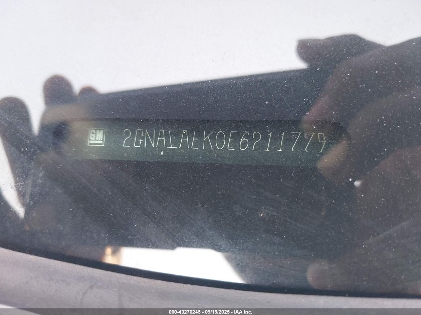2014 Chevrolet Equinox Ls VIN: 2GNALAEK0E6211779 Lot: 43270245