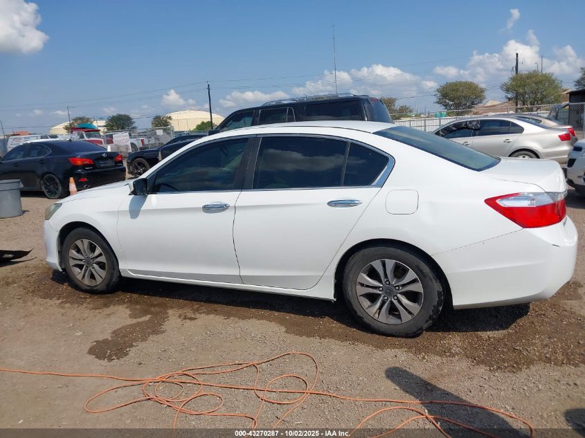 2013 Honda Accord Lx VIN: 1HGCR2F3XDA181268 Lot: 43270287