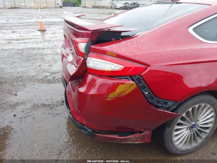 2013 Ford Fusion Titanium VIN: 3FA6P0K90DR309352 Lot: 43270329