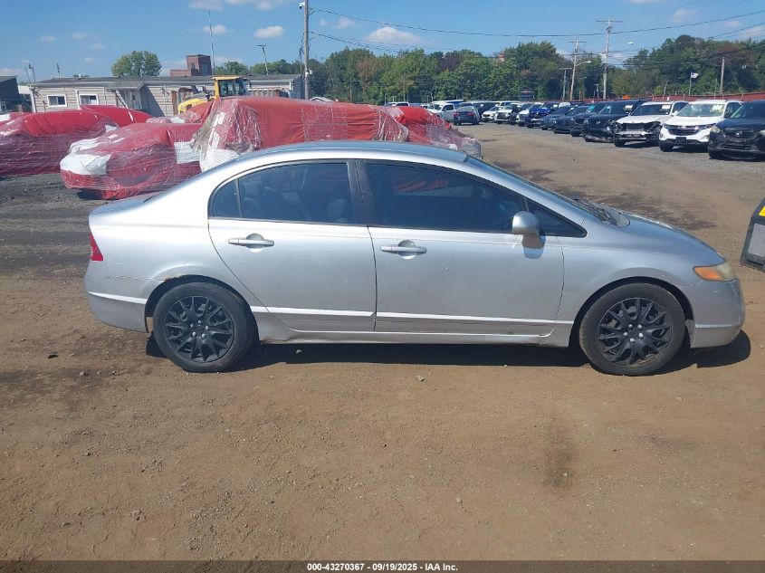 2008 Honda Civic Lx VIN: 2HGFA16508H322565 Lot: 43270367