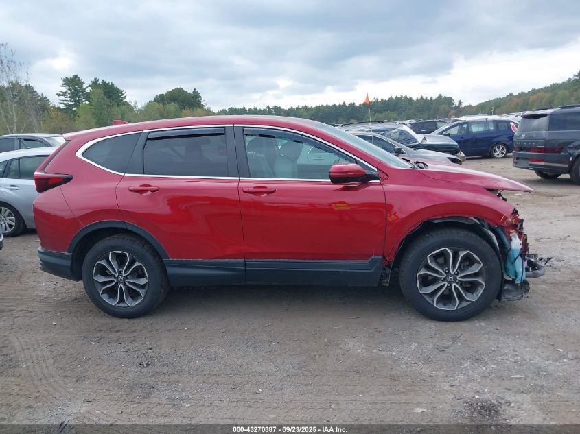 2022 Honda Cr-V Awd Ex-L VIN: 2HKRW2H88NH668134 Lot: 43270387