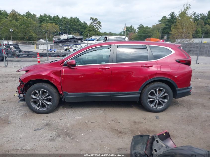 2022 Honda Cr-V Awd Ex-L VIN: 2HKRW2H88NH668134 Lot: 43270387