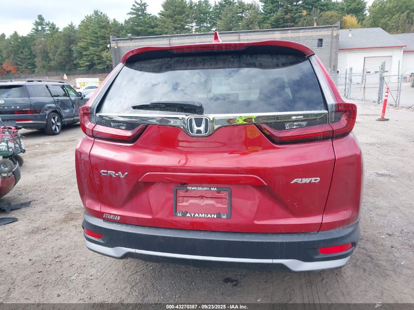 2022 Honda Cr-V Awd Ex-L VIN: 2HKRW2H88NH668134 Lot: 43270387