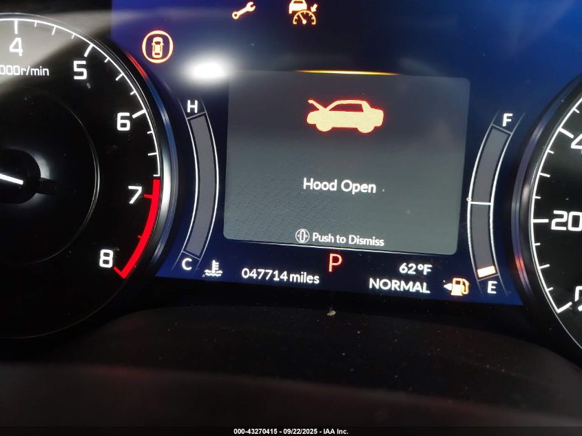 2021 Acura Tlx Standard VIN: 19UUB5F32MA005986 Lot: 43270415