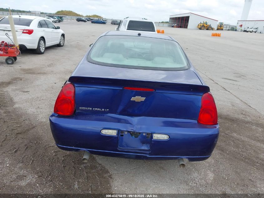 2006 Chevrolet Monte Carlo Lt VIN: 2G1WK151469262798 Lot: 43270419
