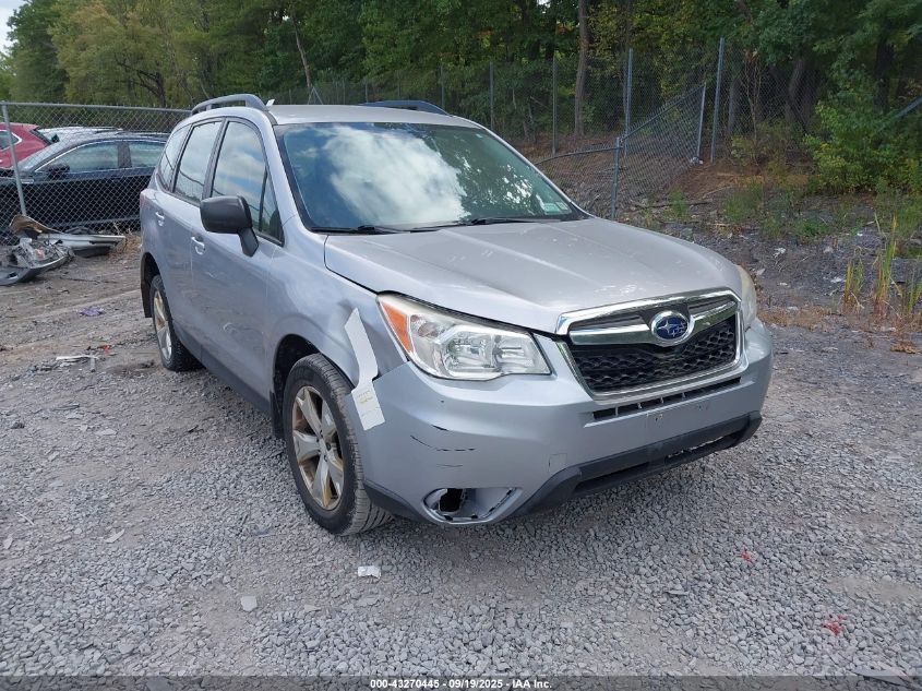 2015 Subaru Forester 2.5I VIN: JF2SJABC1FH446673 Lot: 43270445