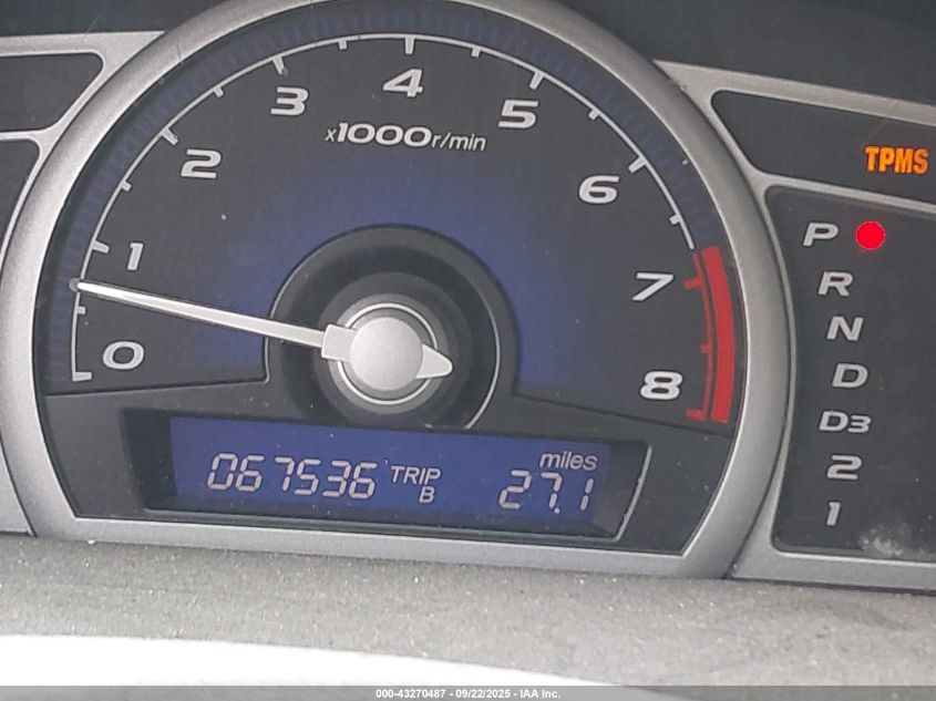 2008 Honda Civic Lx VIN: 2HGFG12678H521223 Lot: 43270487