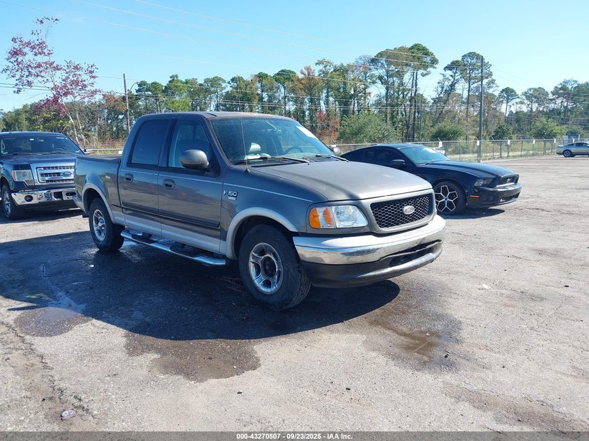 2003 Ford F-150 Lariat/Xlt grey truck gasoline 1FTRW07L83KD24716 photo #1