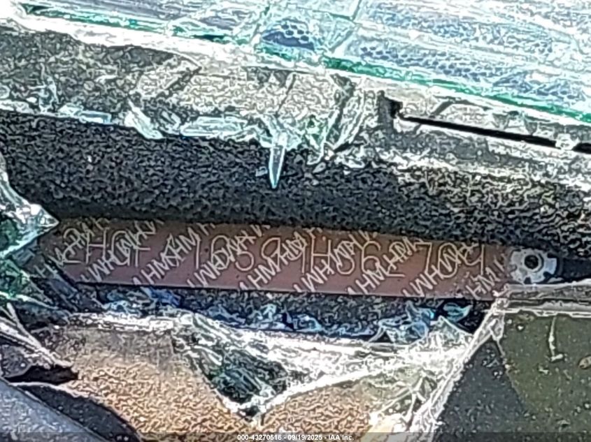 2009 Honda Civic Lx VIN: 2HGFA16599H362709 Lot: 43270516