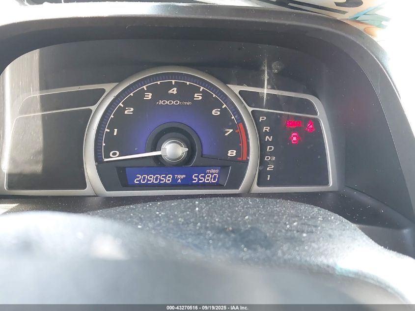 2009 Honda Civic Lx VIN: 2HGFA16599H362709 Lot: 43270516