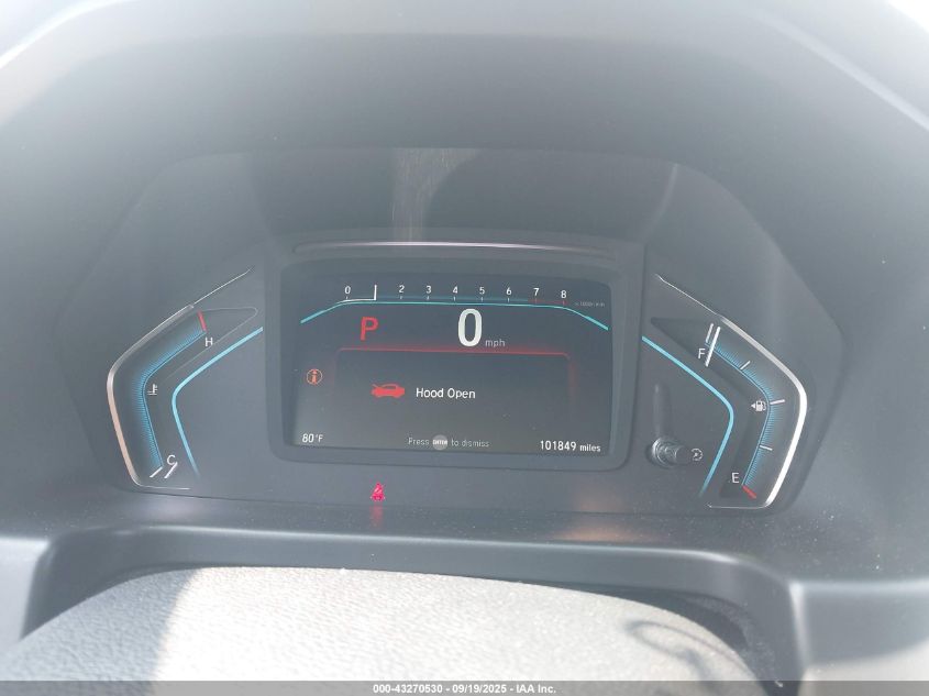 2019 Honda Odyssey Ex-L VIN: 5FNRL6H71KB093246 Lot: 43270530