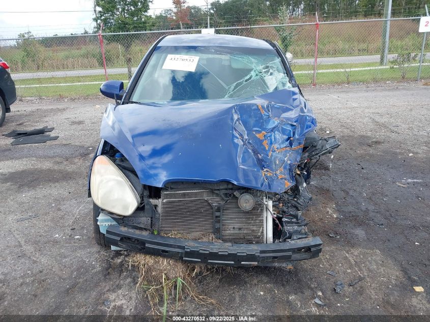 2007 Hyundai Accent Gs VIN: KMHCM36C57U001518 Lot: 43270532