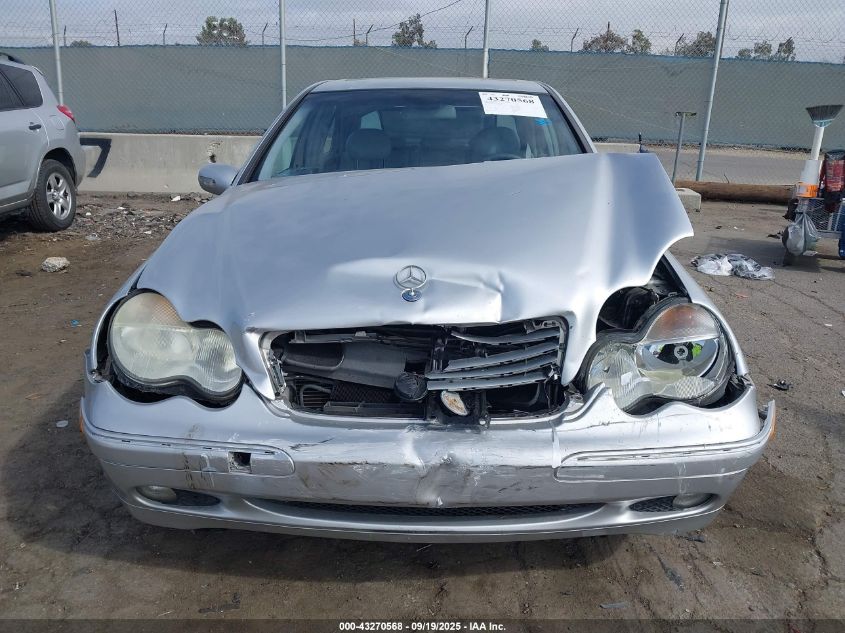 2001 Mercedes-Benz C 240 VIN: WDBRF61JX1F074345 Lot: 43270568