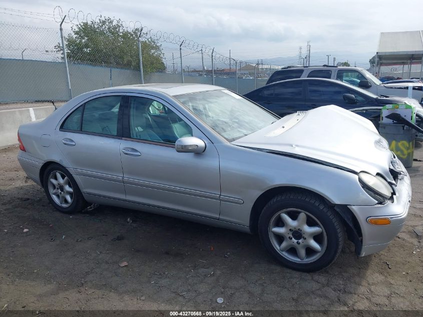 2001 Mercedes-Benz C 240 VIN: WDBRF61JX1F074345 Lot: 43270568